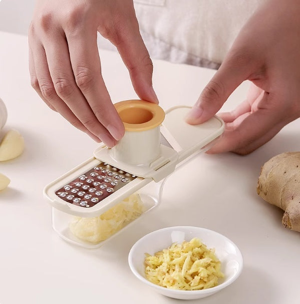 3-in-1 Ginger & Garlic Grinder with Potato Slicer