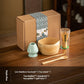 Matcha Tools Blender Set - Complete Bamboo Matcha Whisk & Bowl Set
