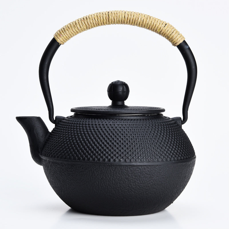 Akari Japanese Cast Iron Pot - 0.8–0.9L Semi-Handcrafted Tetsubin-Style Teapot