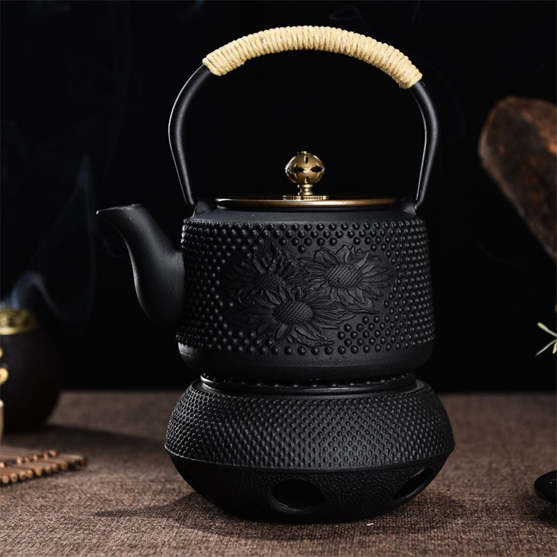 Akari Japanese Cast Iron Pot - 0.8–0.9L Semi-Handcrafted Tetsubin-Style Teapot