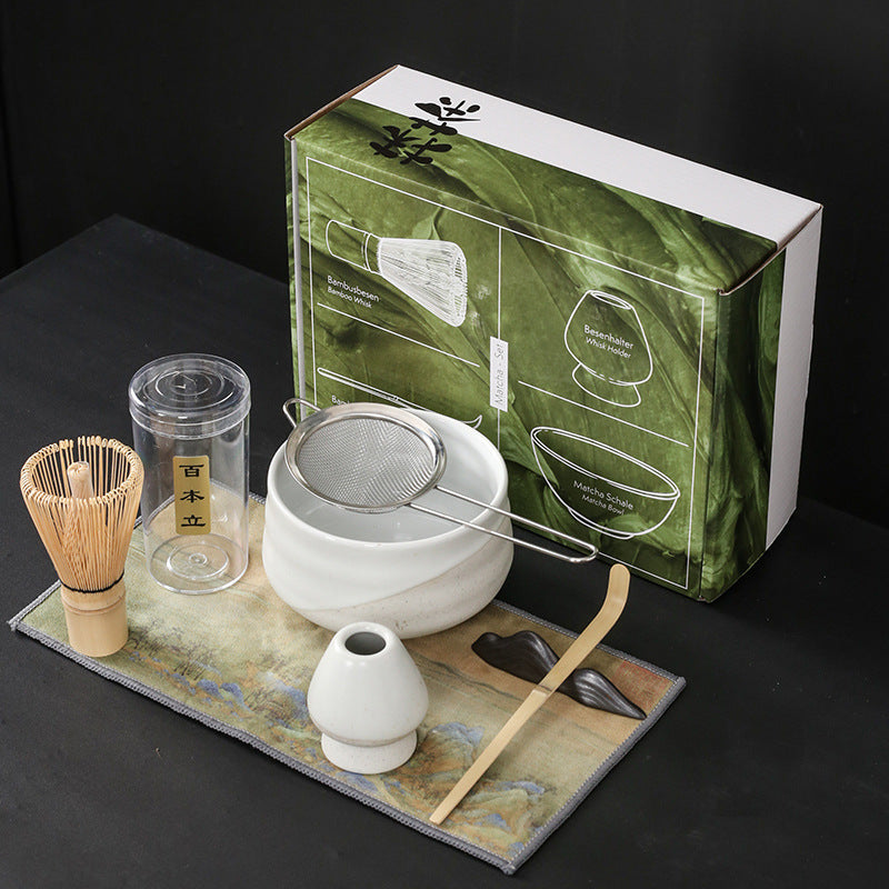 Japanese Matcha Tea Set - Handcrafted Ceramic