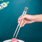 Non-Slip Alloy Chopsticks - Japanese Cherry Blossom Design