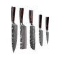 10-Piece Chef’s Knife Set - Premium Stainless Steel Kitchen Set with Ergonomic Handles