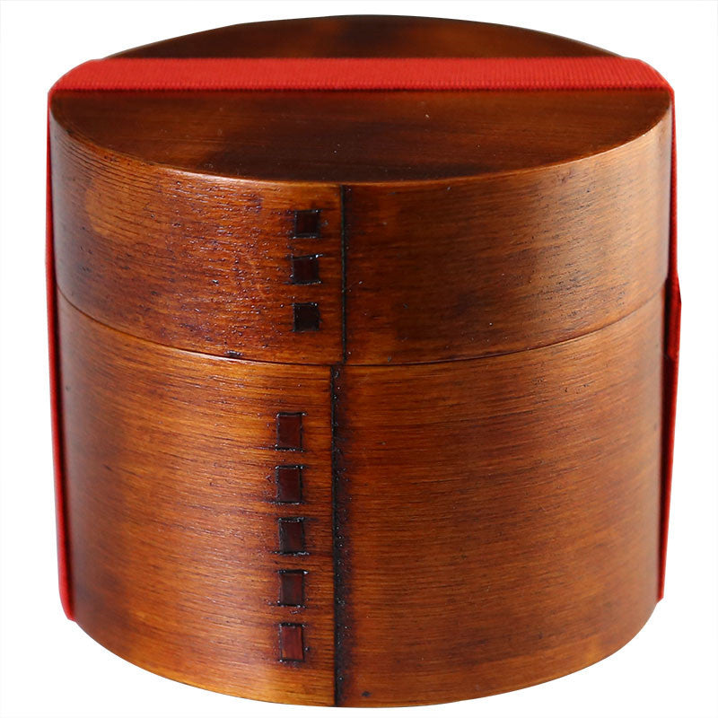 Japanese Solid Wood Bento Box - Handcrafted Natural Lunch Box