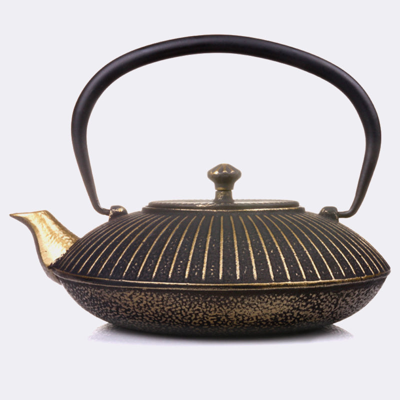 Akari “Ancient” Japanese Cast Iron Kettle - Handcrafted 1L+ Tetsubin Teapot for Boiling Water & Tea Rituals