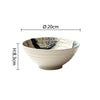 Japanese Ceramic Ramen Bowl - Handcrafted Large Noodle Bowl