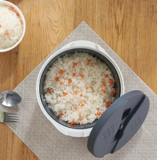 Microwave Rice Cooker - 2L Food-Grade PP Steamer for Quick, Fluffy Rice