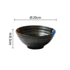 Japanese Ceramic Ramen Bowl - Handcrafted Large Noodle Bowl