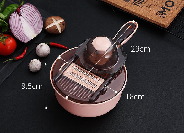 Multifunctional Slicer - Simple Home Vegetable & Fruit Cutter with 420 Stainless Steel Blades