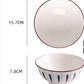 Japanese Ceramic Bowl - Single Large Porcelain Bowl with Underglaze Finish
