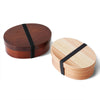 Wooden Bento Box - Natural Japanese Lunch Box for Daily Meals and Picnics