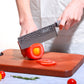 7" Nakiri Knife - Hand-Forged Hammered Japanese Vegetable Knife with Mirror Blade & Olivewood Handle