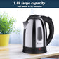 Electric Kettle Water Boiler - 1.8L Stainless Steel Kettle for Tea & Coffee, Auto Shut-Off & Boil-Dry Protection