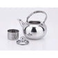 Thickened Stainless Steel Teapot - 1.6L Spherical Kettle for Tea, Milk & Hot Water
