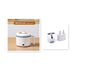 Household Mini Rice & Porridge Cooker - Ceramic Liner, Non-Stick Design