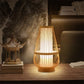 Japanese Atmosphere Table Lamp - Rechargeable Bamboo Light, Retro Minimalist Design