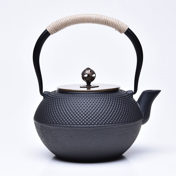 Akari Japanese Cast Iron Pot - 0.8–0.9L Semi-Handcrafted Tetsubin-Style Teapot