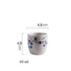 Ceramic Sake Cup - Japanese Retro Wine Glass, High-Temperature Fired Ceramic