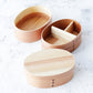 Wooden Bento Box - Natural Japanese Lunch Box for Daily Meals and Picnics