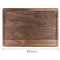Black Walnut Wood Cutting Board Creative Whole Tray Fruit Chopping Cutting Board Wood Chopping Blocks For Kitchen