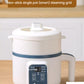 Household Mini Rice & Porridge Cooker - Ceramic Liner, Non-Stick Design