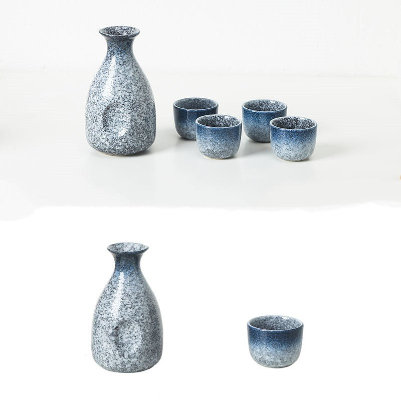 Japanese Ceramic Sake Cup - Retro Shochu & White Wine Cup, Hand-Glazed Mini Ceramic