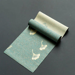 Ginkgo Biloba Tea Table Runner - Japanese Waterproof Fiber Mat