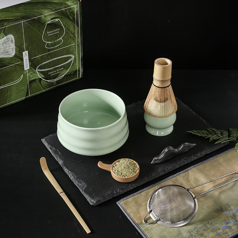 Japanese Matcha Tea Set - Handcrafted Ceramic