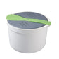 Microwave Rice Cooker - 2L Food-Grade PP Steamer for Quick, Fluffy Rice