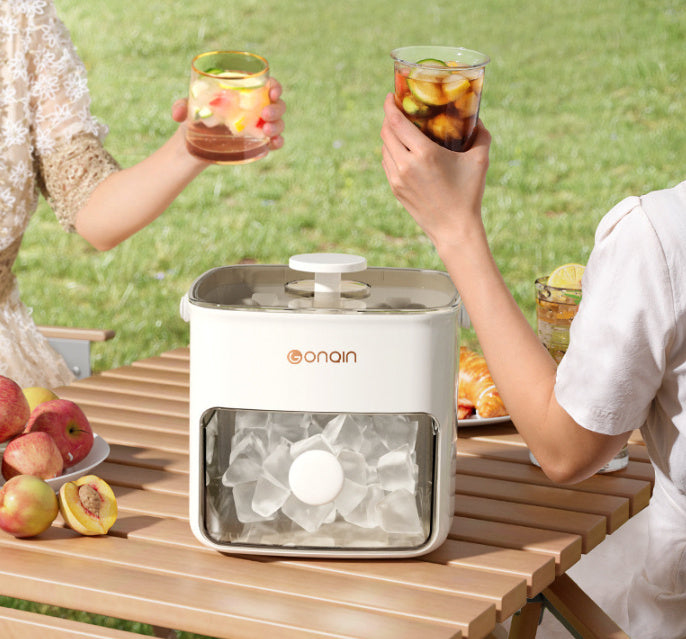 Easy-Press Ice Cube Tray – Portable Ice Maker for Perfect Cubes Every Time