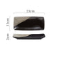 Japanese Ceramic Sushi Plates - Rectangular Porcelain Serving Dish with Underglaze Finish