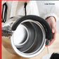 Stainless Steel Kettle - Food-Grade 304 Steel Whistling Kettle for Gas & Induction Cooktops
