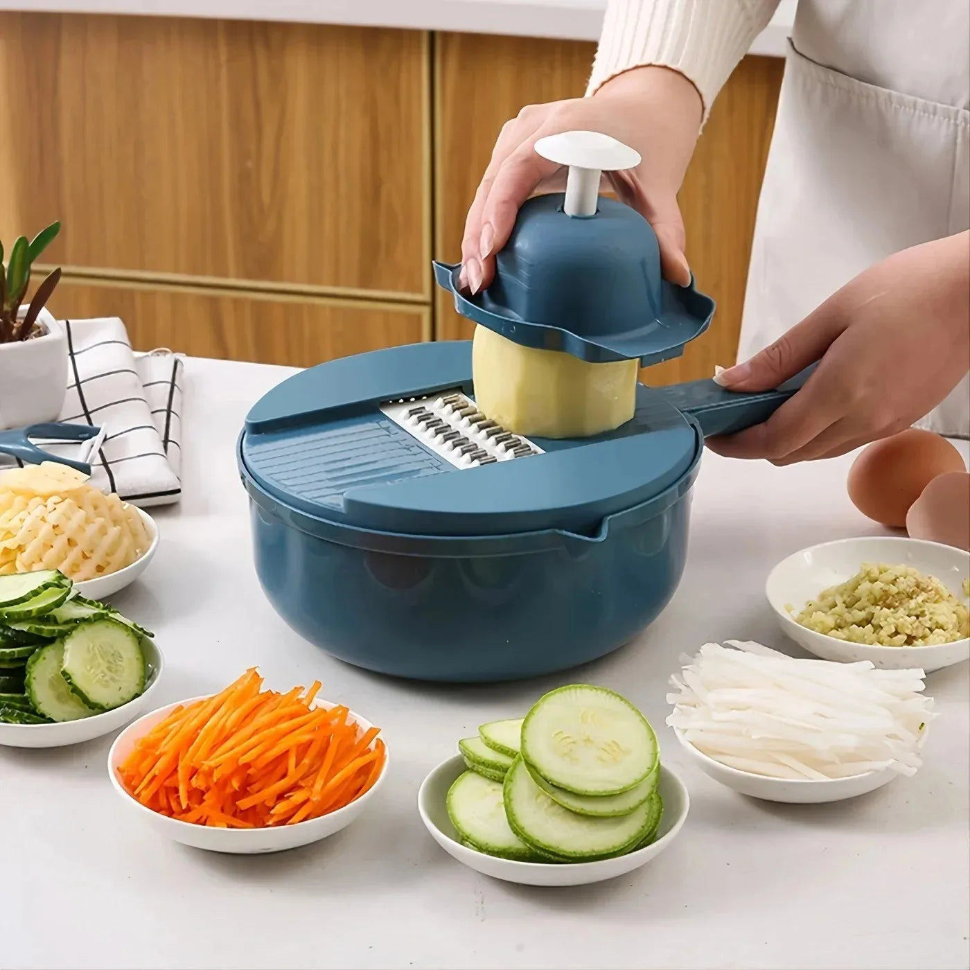 12-in-1 Vegetable Chopper with Container