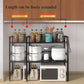 Adjustable Multi-Layer Kitchen Organizer with Heat-Safe Open Design