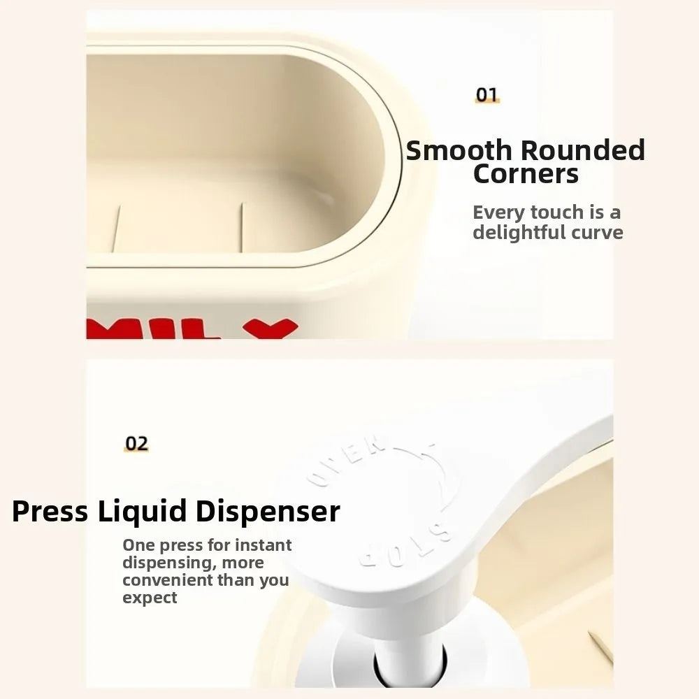 2-in-1 Kitchen Soap Dispenser with Sponge Holder