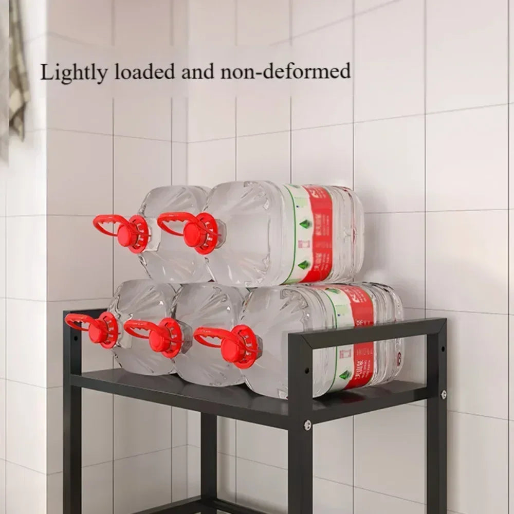 Adjustable Multi-Layer Kitchen Organizer with Heat-Safe Open Design