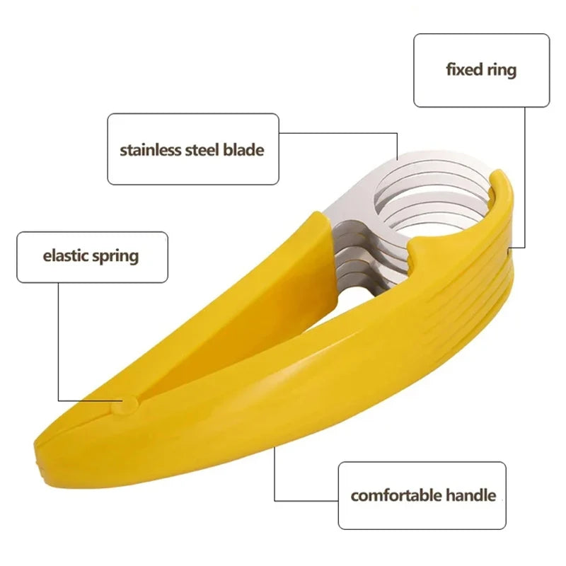Quick-Slice Kitchen Tool – Effortless Banana, Sausage & Cucumber Cutter