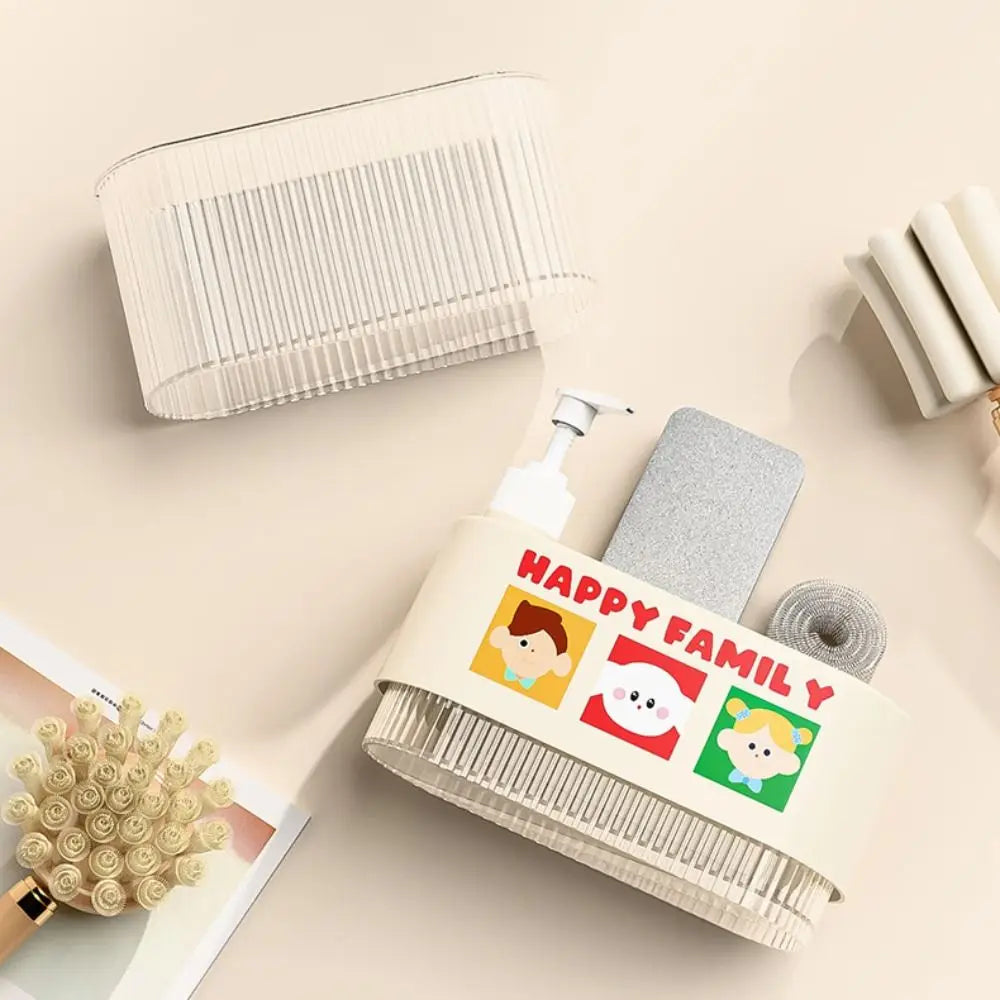 2-in-1 Kitchen Soap Dispenser with Sponge Holder