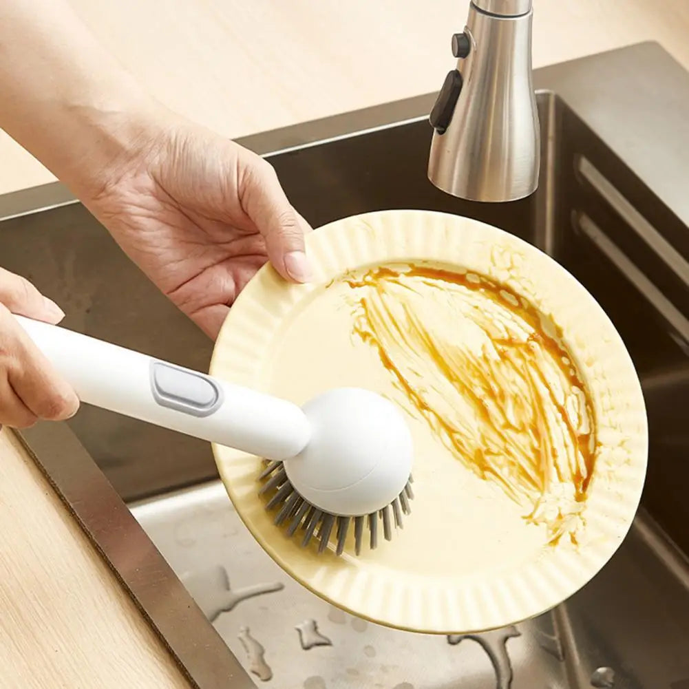 Dish Scrub Brush with Handle