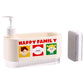 2-in-1 Kitchen Soap Dispenser with Sponge Holder