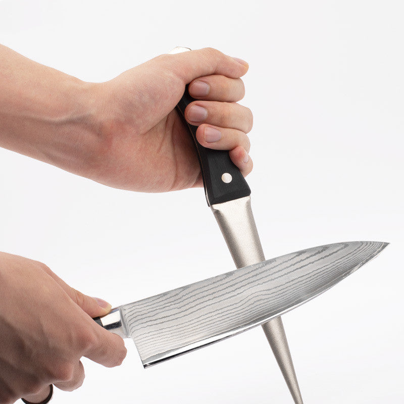 Diamond Knife Sharpener - Japanese-Style Diamond Sharpening Rod for Knives, Scissors & Tools