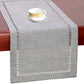 Imitation Linen Polyester Table Runner – Modern Minimalist Coffee Table Decor