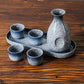 Japanese Ceramic Sake Cup - Retro Shochu & White Wine Cup, Hand-Glazed Mini Ceramic
