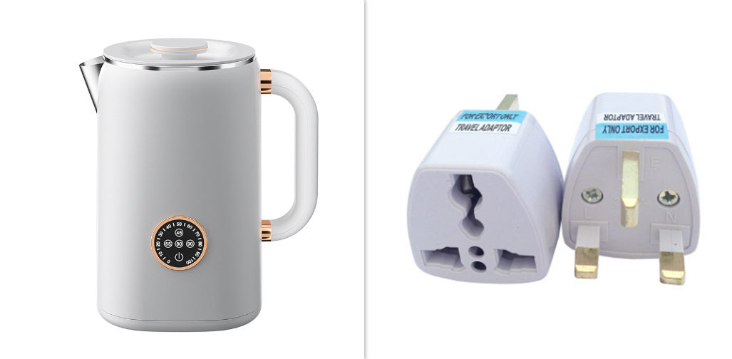 Smart Heat Preservation Electric Kettle - 1.7L Touch-Control Stainless Steel Kettle with Anti-Dry Protection