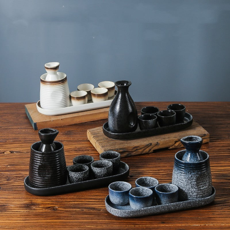 Japanese Ceramic Sake Cup - Retro Shochu & White Wine Cup, Hand-Glazed Mini Ceramic