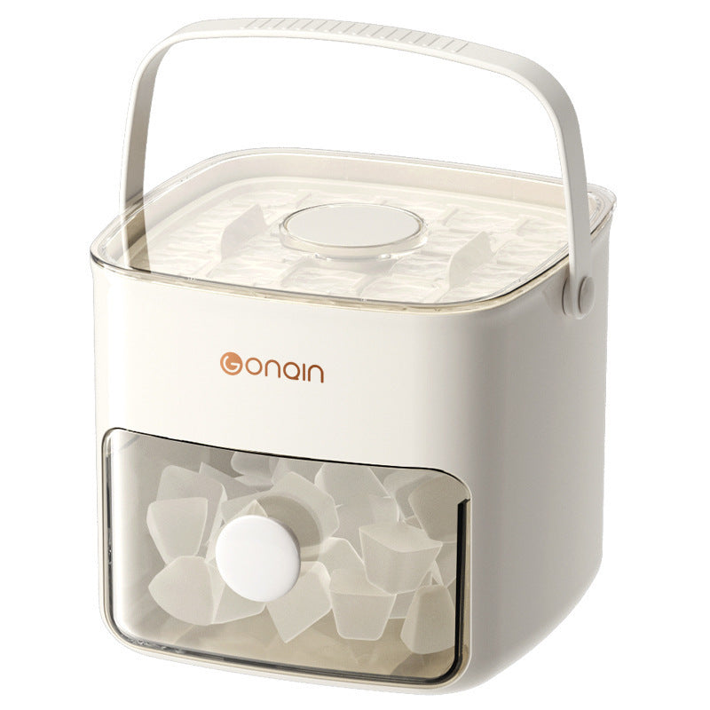 Easy-Press Ice Cube Tray – Portable Ice Maker for Perfect Cubes Every Time