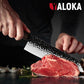 Akari 8" Gyuto Knife - 3-Layer High-Carbon Japanese Steel, Hand-Forged Professional Chef’s Knife