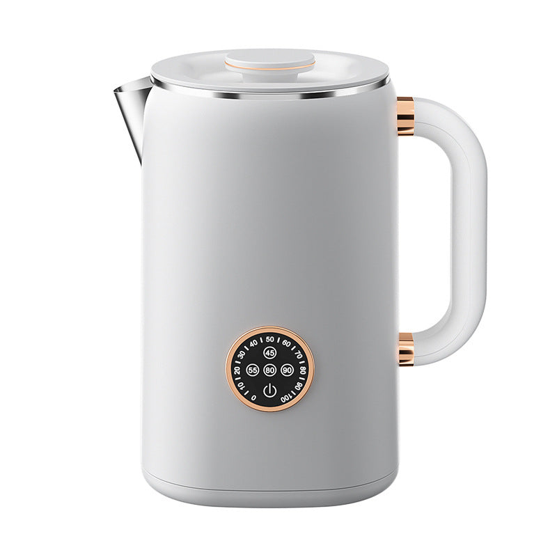 Smart Heat Preservation Electric Kettle - 1.7L Touch-Control Stainless Steel Kettle with Anti-Dry Protection