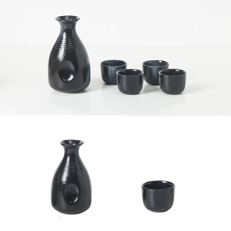 Japanese Ceramic Sake Cup - Retro Shochu & White Wine Cup, Hand-Glazed Mini Ceramic