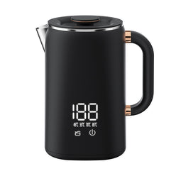 Smart Heat Preservation Electric Kettle - 1.7L Touch-Control Stainless Steel Kettle with Anti-Dry Protection